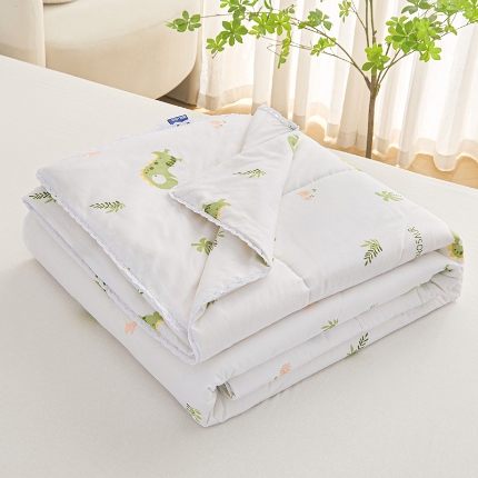 91家纺网 家纺一手货源 找家纺 棉乐町 2025新款全棉棉花夏凉被纯棉夏被空调被子 恐龙乐园