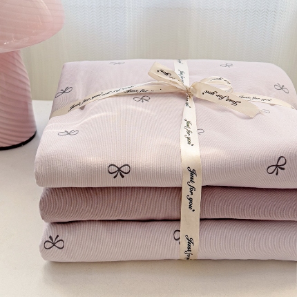 91家纺网 家纺一手货源 找家纺 （总）名品家纺 2025新款针织棉双层纱四件套系列（提供买家秀）