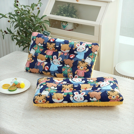 91家纺网 家纺一手货源 找家纺 2025卡通全棉儿童豆豆绒枕芯安抚护颈枕头家用成人学生宿舍宝宝枕,动物乐园30*50cm,小奶牛30*50cm,欢乐时光30*50cm,开心乐园30*50cm,小恐龙30*50cm,小汽车30*50cm,小象30*50cm,小兔子30*50cm,工程车30*50cm