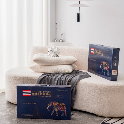 91家纺网 家纺一手货源 找家纺  2025新款碎乳胶颗粒枕芯水立方成人儿童枕头家用学生宿舍护颈枕厂家直销