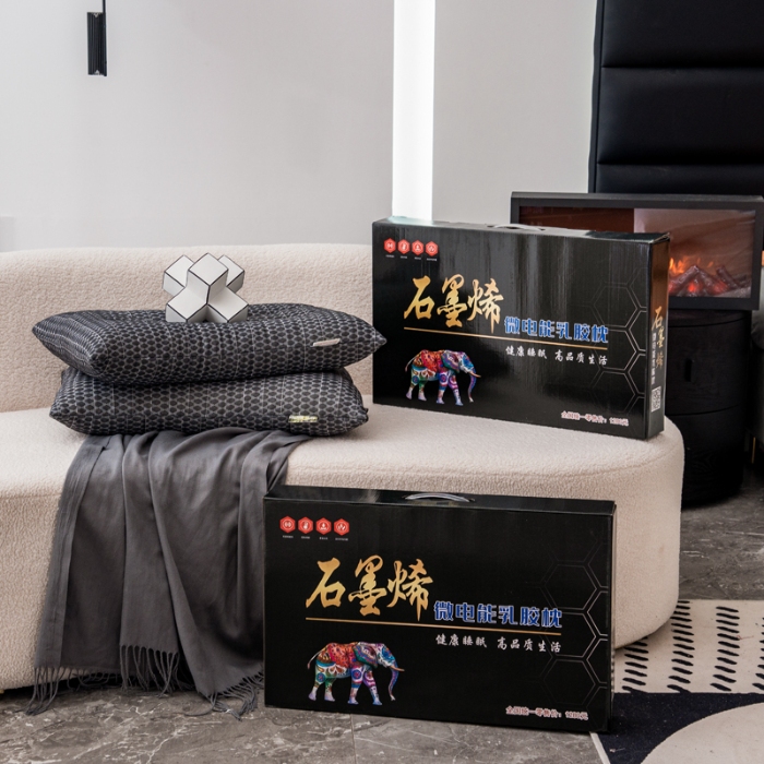 91家纺网 家纺一手货源 找家纺 （总） 2025石墨烯枕头枕芯碎乳胶颗粒枕学生宿舍家用护颈枕礼品会销直播爆款源头厂家