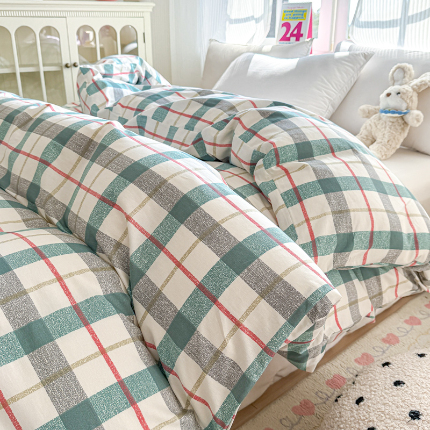 91家纺网 家纺一手货源 找家纺 （总）帛织澜 2025新款全棉被套喷气12868系列纯棉单被套（预留缩水）