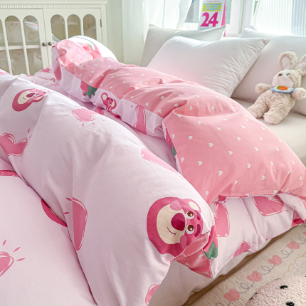 91家纺网 家纺一手货源 找家纺 （总）帛织澜 2025新款全棉被套喷气12868系列纯棉单被套（预留缩水）