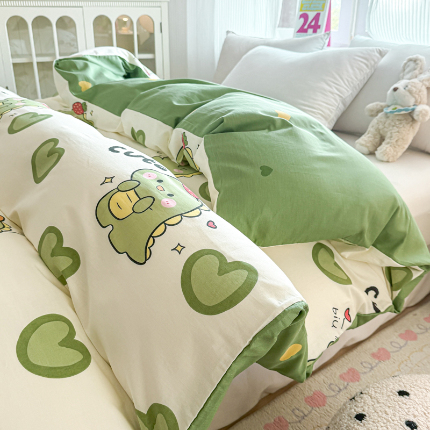 91家纺网 家纺一手货源 找家纺 （总）帛织澜 2025新款全棉被套喷气12868系列纯棉单被套（预留缩水）