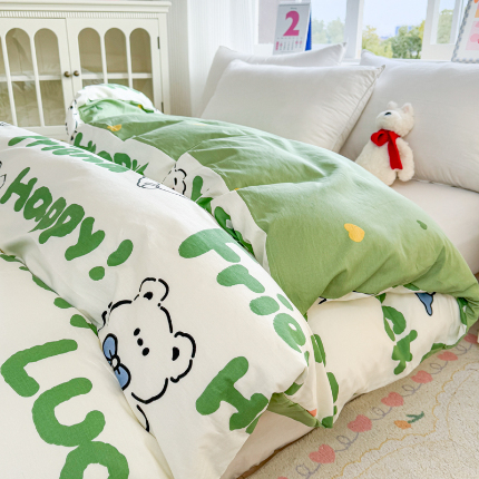 91家纺网 家纺一手货源 找家纺 （总）帛织澜 2025新款全棉被套喷气12868系列纯棉单被套（预留缩水）