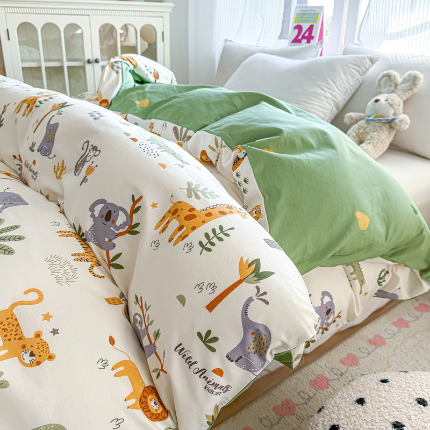 91家纺网 家纺一手货源 找家纺 （总）帛织澜 2025新款全棉被套喷气12868系列纯棉单被套（预留缩水）