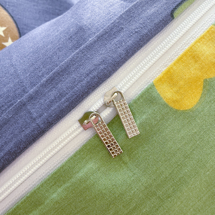 91家纺网 家纺一手货源 找家纺 帛织澜 2025新款全棉被套喷气12868系列纯棉单被套（预留缩水） 草莓园