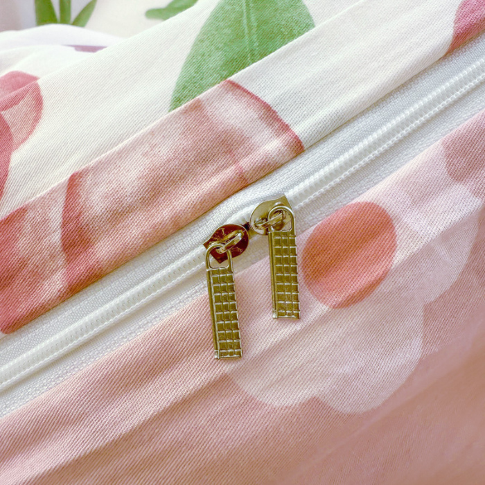 91家纺网 家纺一手货源 找家纺 帛织澜 2025新款全棉被套喷气12868系列纯棉单被套（预留缩水） 花仙兔