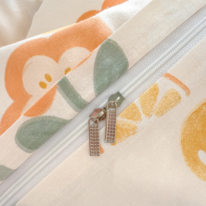 91家纺网 家纺一手货源 找家纺 帛织澜 2025新款全棉被套喷气12868系列纯棉单被套（预留缩水） 秋日森林AA