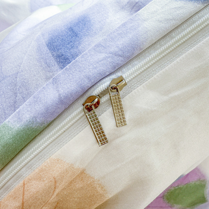 91家纺网 家纺一手货源 找家纺 帛织澜 2025新款全棉被套喷气12868系列纯棉单被套（预留缩水） 紫韵花开