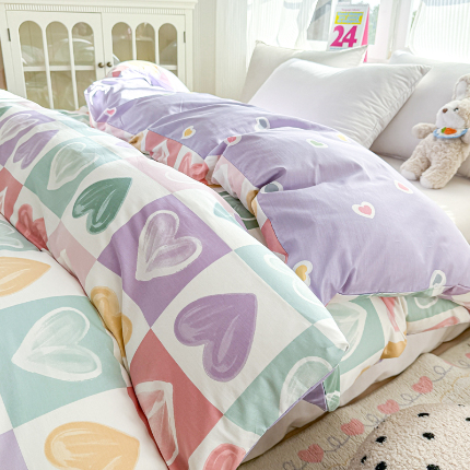 帛织澜 2025新款全棉被套喷气12868系列纯棉单被套（预留缩水） 星星点灯