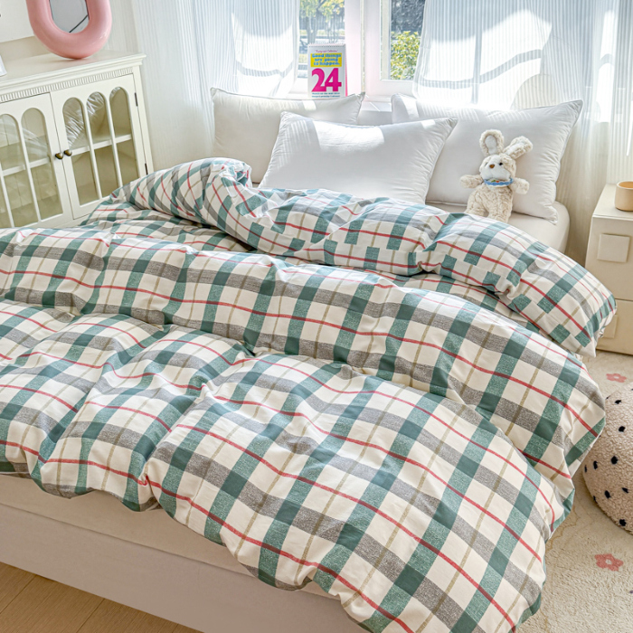 91家纺网 家纺一手货源 找家纺 帛织澜 2025新款全棉被套喷气12868系列纯棉单被套（预留缩水） 巴厘岛