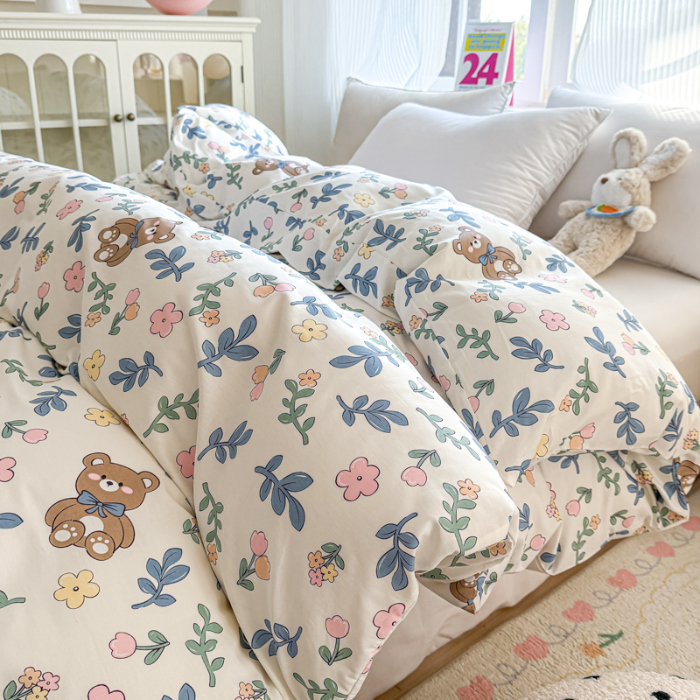 91家纺网 家纺一手货源 找家纺 帛织澜 2025新款全棉被套喷气12868系列纯棉单被套（预留缩水） 倍暖初妆