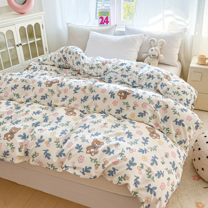 91家纺网 家纺一手货源 找家纺 帛织澜 2025新款全棉被套喷气12868系列纯棉单被套（预留缩水） 倍暖初妆