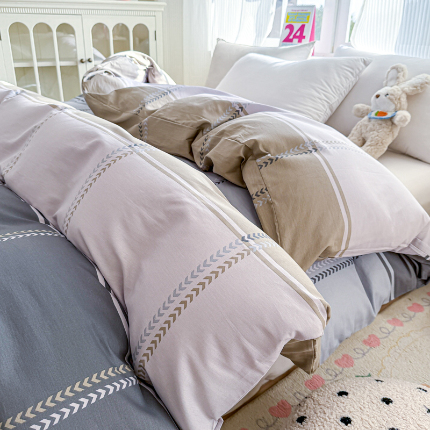 帛织澜 2025新款全棉被套喷气12868系列纯棉单被套（预留缩水） 奇幻曲AA