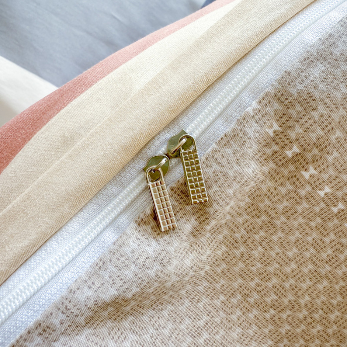 91家纺网 家纺一手货源 找家纺 帛织澜 2025新款全棉被套喷气12868系列纯棉单被套（预留缩水）-简伯格-桔