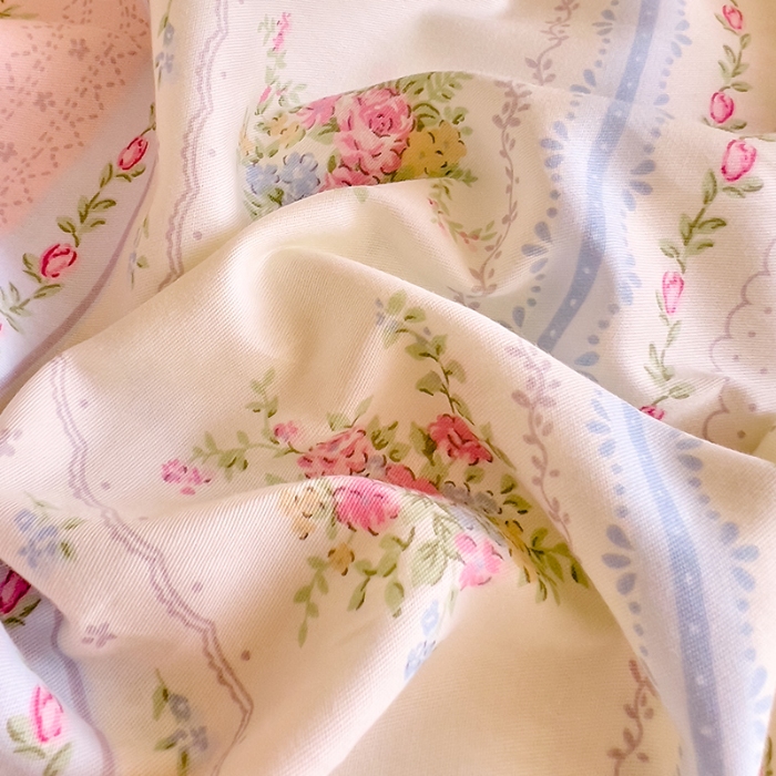 91家纺网 家纺一手货源 找家纺 DoDo 兜兜 【 可定制尺寸】2025新款全棉40支13372印花四件套 南枝