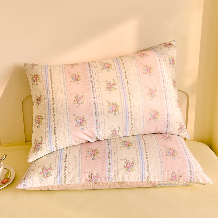 91家纺网 家纺一手货源 找家纺 DoDo 兜兜 【 可定制尺寸】2025新款全棉40支13372印花四件套 南枝