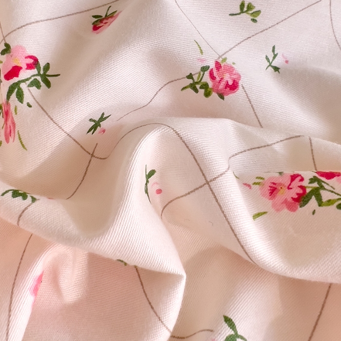 91家纺网 家纺一手货源 找家纺 DoDo 兜兜 【 可定制尺寸】2026新款全棉40支13372印花四件套 花晨