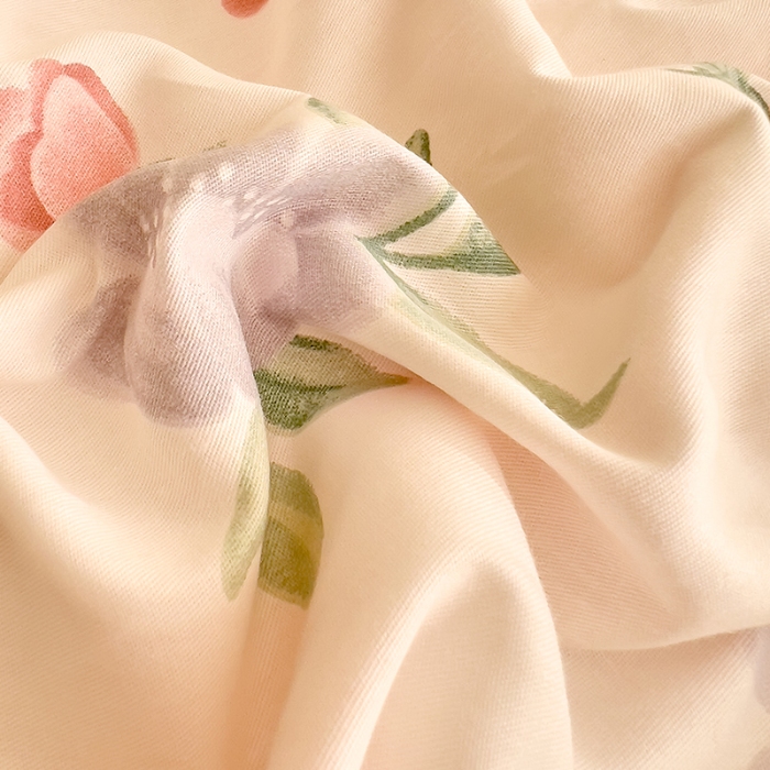 91家纺网 家纺一手货源 找家纺 DoDo 兜兜 【 可定制尺寸】2025新款全棉40支13372印花四件套 芳菲