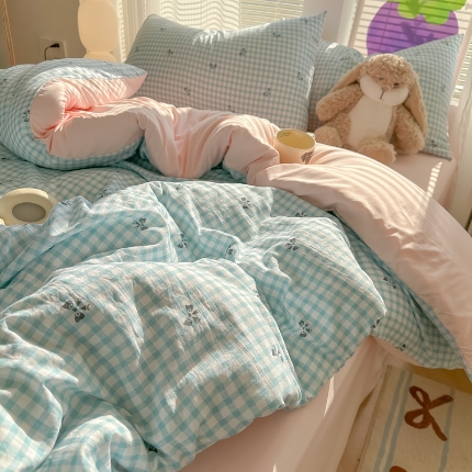 91家纺网 家纺一手货源 找家纺 青禾视觉    小清新套件拍摄样片