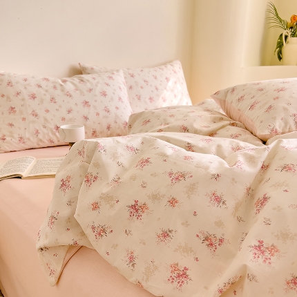 91家纺网 家纺一手货源 找家纺 （总）DoDo 兜兜 【可定制尺寸】2025新款全棉纯棉碎花小清新40支13372印花四件套