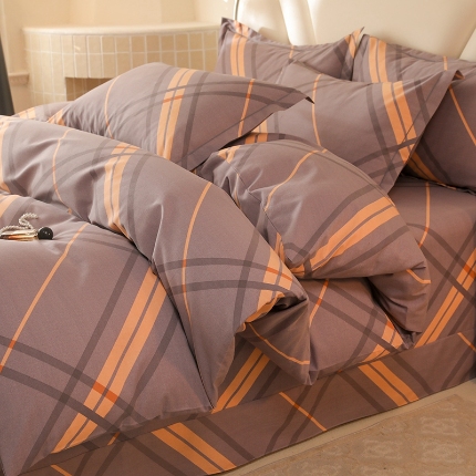 91家纺网 家纺一手货源 找家纺 （总）木易 2025新款全棉磨毛印花四件套