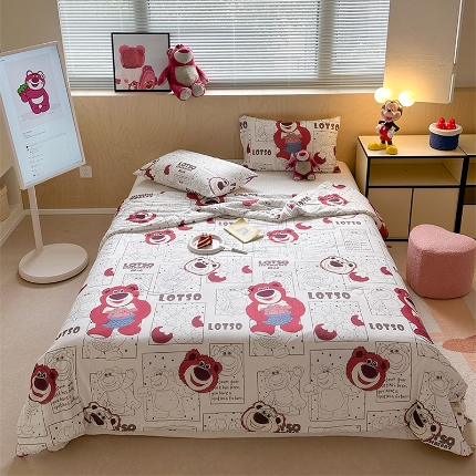 91家纺网 家纺一手货源 找家纺 （总） 暖生活 2025新款牛奶针织棉大豆夏被（长期款）