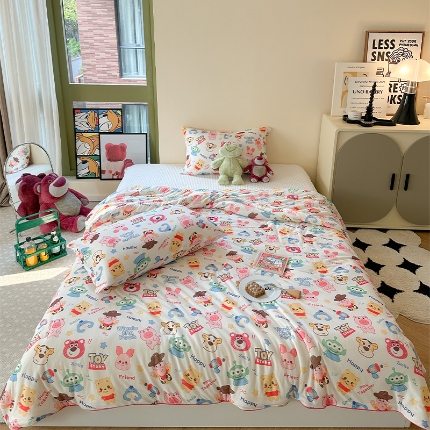 91家纺网 家纺一手货源 找家纺 （总） 暖生活 2025新款牛奶针织棉大豆夏被（长期款）