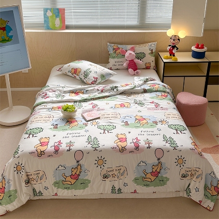 91家纺网 家纺一手货源 找家纺 （总） 暖生活 2025新款牛奶针织棉大豆夏被（长期款）