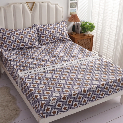 91家纺网 家纺一手货源 找家纺 （总）帛洵 2025新款舒适亲肤加厚130克植物羊绒印花床笠