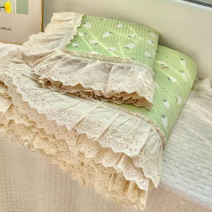 91家纺网 家纺一手货源 找家纺 尊妙被业 （总）2025春夏新款全棉纯棉印花床盖三件套