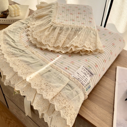 91家纺网 家纺一手货源 找家纺 尊妙被业 （总）2025春夏新款全棉纯棉印花床盖三件套