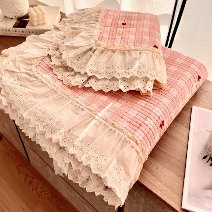 91家纺网 家纺一手货源 找家纺 尊妙被业 （总）2025春夏新款全棉纯棉印花床盖三件套