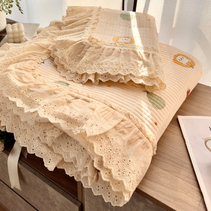 91家纺网 家纺一手货源 找家纺 尊妙被业 （总）2025春夏新款全棉纯棉印花床盖三件套