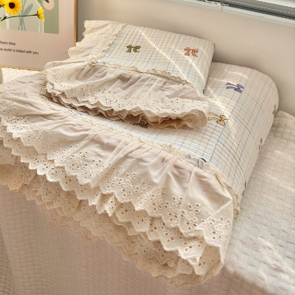 91家纺网 家纺一手货源 找家纺 尊妙被业 （总）2025春夏新款全棉纯棉印花床盖三件套