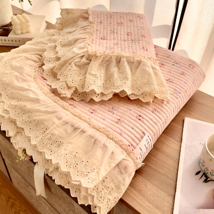 91家纺网 家纺一手货源 找家纺 尊妙被业 （总）2025春夏新款全棉纯棉印花床盖三件套