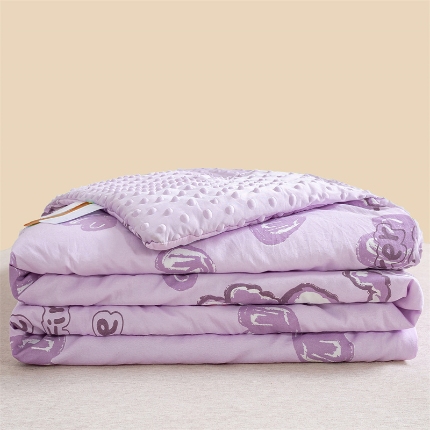 91家纺网 家纺一手货源 找家纺 （总）米乐被业 2025新款水洗棉凉豆豆夏被