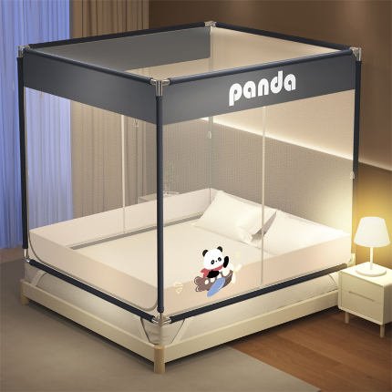 91家纺网 家纺一手货源 找家纺 （总）三夏光年 2024新款方顶坐床式蚊帐