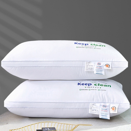 兴丝露枕芯 磨毛烫画酒店枕芯 活性印花枕 羽丝枕 成人枕头