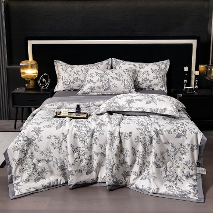 91家纺网 家纺一手货源 找家纺 （总）千嘻汇2025新款水洗天丝真丝夏被四件套夏凉被空调被