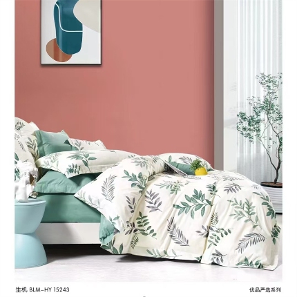 91家纺网 家纺一手货源 找家纺 （总）沐白家居 2025新款全棉云棉系列四件套