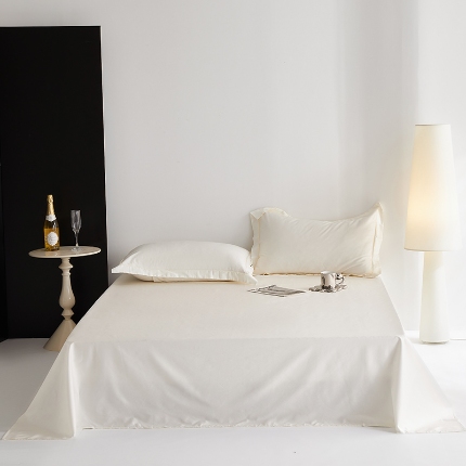 91家纺网 家纺一手货源 找家纺 （总）2025年新款100支全棉贡缎纯色纯棉床单素色