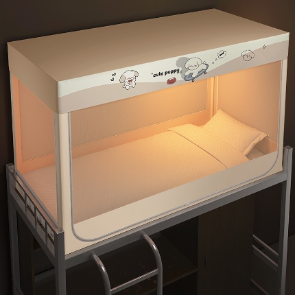 91家纺网 家纺一手货源 找家纺 （总）2025新款大版无印物理强遮光纳米技术环保透气超强遮光防蚊学生坐床蚊帐