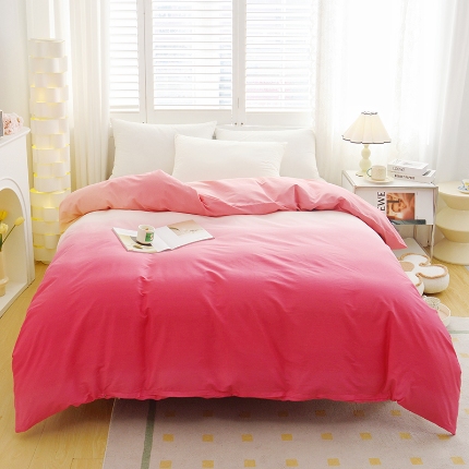 91家纺网 家纺一手货源 找家纺 （总）启优 全棉被套纯棉被套小清新纯色全棉单件被套