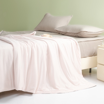 91家纺网 家纺一手货源 找家纺 （总）莱登卡奴 2025新款A类云母凉感丝夏被四件套夏凉被空调被子被芯