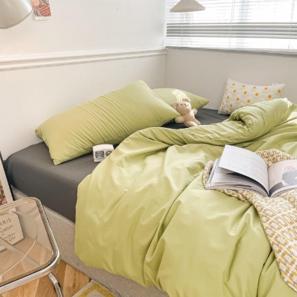 91家纺网 家纺一手货源 找家纺 【91特价】优宜家 新款磨毛双拼四件套