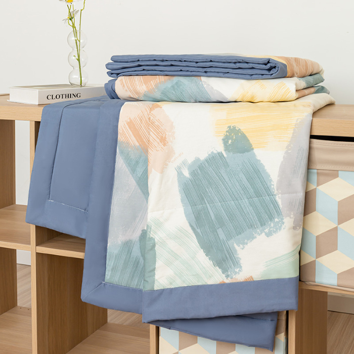 91家纺网 家纺一手货源 找家纺 （总）简宜家居 2022新款纯棉大豆夏被空调被