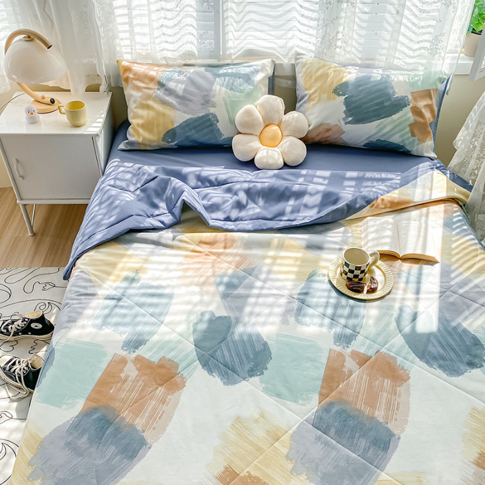 91家纺网 家纺一手货源 找家纺 （总）简宜家居 2022新款纯棉大豆夏被空调被