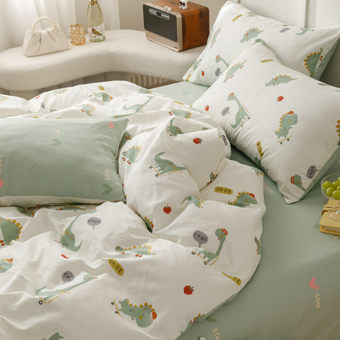 91家纺网 家纺一手货源 找家纺 （总）简宜家居 2022新款13070纯棉40支斜纹四件套